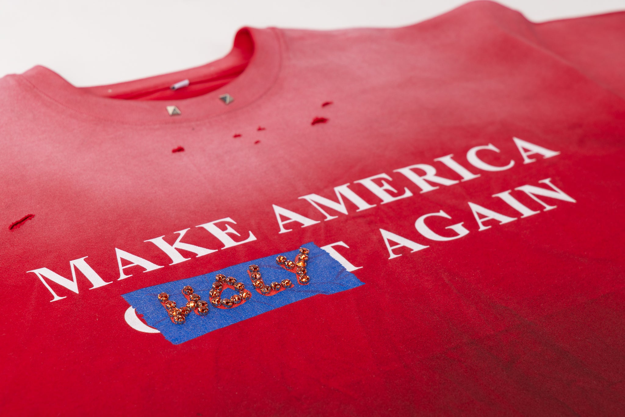 M.A.H.A TAPE TEE IN RED (COMING SOON)